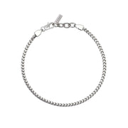 Mabina Bracciale in argento con catena a maglia franco 533804